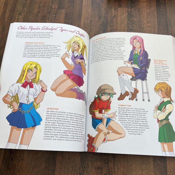 Manga Mania Bishoujo & Magical Girls & Friends How To Draw 2 Volumes In One Book - Picture 11 of 16